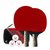 克洛斯威 训练运动四星乒乓球拍/P401(黑红色 直拍)