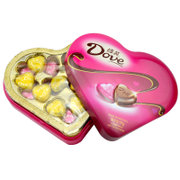 德芙巧克力礼盒装 德芙心语心形98g巧克力礼盒 送女友生日礼物