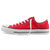 匡威 常青经典款 低帮多色可选 休闲运动帆布鞋(红色 37.5)