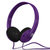 骷髅头（skullcandy） UPROCK 耳机 头戴式低音运动耳机(紫色带MIC)