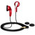 森海塞尔（Sennheiser）MX 365耳机（红色）立体声耳塞 强劲低音
