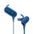 Sony/索尼 MDR-XB50BS 无线蓝牙运动耳机入耳后挂式防水手线线控(蓝色)