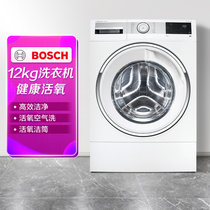 博世(Bosch)XQG120-WWD374B00W白 12公斤大容量 活氧空气洗  BLDC电机 环形降噪侧板 气垫内筒