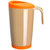 壳氏唯 马克杯子创意简约咖啡杯水杯情侣杯环保稻壳材质杯子 美式有柄马克杯 H13-CR003橙