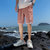 短裤男士夏季宽松潮牌休闲五分裤沙滩中裤子韩版冰丝速干运动裤男(砖红 XL)