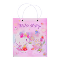 MINISO名创优品梦幻系列PP礼品袋购物袋透明袋小号中号收纳实用(Hello Kitty 横向小号)