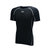 rea 男装 吸湿速干篮球跑步健身运动短袖针织衫训练服紧身衣紧身服R1602(黑色 S)