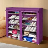 超大经典二合一鞋柜HBY0606T紫色