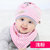 公主妈妈秋冬季新生儿帽子胎帽婴儿帽子纯棉套头0-3-6-12个月男童女宝宝帽子春秋(浅粉)