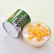 酸奶西米露水果罐头混合装整箱礼盒黄桃橘子菠萝什锦椰果午后零食(【6罐装】酸奶黄桃6)