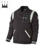 DADASUPREME 男式运动棒球夹克衫 MJK01LK161(黑色 M)