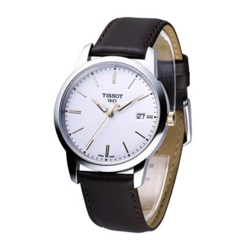 天梭tissot classic dream系列石英男表t033.410.26.011.01