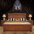 木巴榆木床实木床 1.8米成人中式双人床大床1.5米家具婚床(床头柜CTG056 默认)