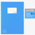 杰利 L型文件夹透明文件袋塑料单片夹A4文件套二页插页袋两页无印加厚档案袋办公用品简历资料夹E310定制LOGO(​单片夹5个/包(特厚30C)蓝色)