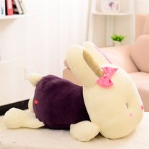毛绒玩具可爱小兔子公仔 趴趴兔 婚庆布娃娃咪咪兔玩偶娃娃(深紫色 20cm)