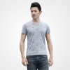 [格斯帝尼] 2013夏装新款 男士休闲短袖V领T恤13465(M)