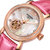 宾格（BINGER）手表女表全自动机械表时尚皮带女表女士手表(A108a)
