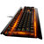 机械键盘ek812黑轴青轴茶红轴104键电脑吃鸡游戏电竟(黑色)