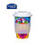 韩国乐扣乐扣陶瓷杯创意马克杯带盖情侣杯带盖咖啡杯牛奶水杯(波普370ml)