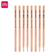 得力S909-2B书写铅笔(原木色)(12支盒)（对公）