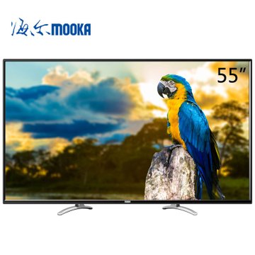 海尔模卡(MOOKA) U55K5 55英寸4K智能网络纤薄窄边框LED液晶电视