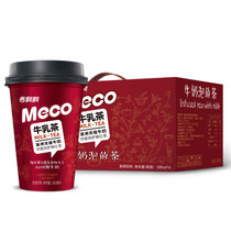 香飘飘奶茶Meco牛乳茶液体即饮奶茶300ml*6杯整箱礼盒装 牛奶泡的茶饮料