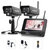 科安数字（ANNKE）C101无线监控摄像头设备套装 家用录像红外夜视摄像机 7英寸显示屏(4路套装 不带SD卡)