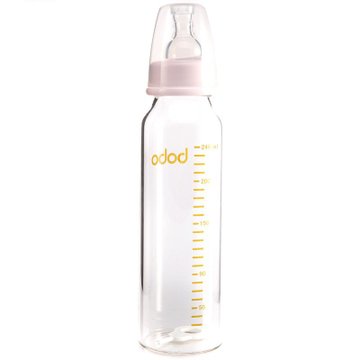 乐儿宝超强标口玻璃奶瓶（240毫升-中流量）BP518
