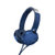 索尼sony MDR-XB550AP耳机头戴式重低音手机线控通话耳麦(蓝色)