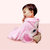 ONEDAY日本新款儿童卡通连帽一体式珊瑚绒浴袍 柔软亲肤锁温 居家外出均适用(淘气羊驼（黄色） 默认)第2张高清大图