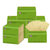 蓝漂原浆本色纸整箱3层 家用卫生纸巾车厨房抽纸厕纸8包(绿色)