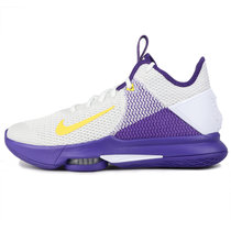 Nike耐克男鞋LEBRON WITNESS IV詹姆斯男子篮球鞋CD0188-100(073黑/白色/浅烟灰 42)