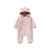 巴拉巴拉婴儿冬装女连体衣新生儿衣服男宝宝爬服外出抱衣保暖加厚(90cm 红白色调)