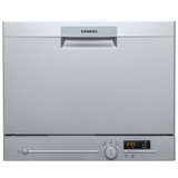西门子(Siemens)SK23E810TI 西班牙原装进口 6套 洗碗机 除菌节能台式机 银灰