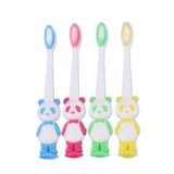 【6支装】卡通熊猫儿童牙刷6只装 软毛细毛舒适牙刷 3-12岁适用 呵护宝宝牙齿儿童学生牙刷 发货颜色随机