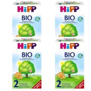 德国HiPP Bio喜宝有机婴幼儿奶粉2段800克60-10个月4盒装
