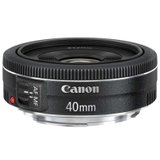 佳能(Canon) EF 40mm f/2.8 STM 标准定焦镜头 轻薄型标准定焦镜头，适合人像及抓拍，电子对焦环(套餐四)