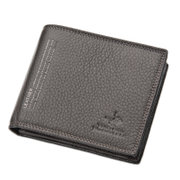 维多利保罗男士牛皮短款钱包商务时尚钱夹皮夹横款多功能卡包 C310946-5L