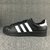阿迪达斯男鞋Adidas Superstar SS2 黑白 金标 女鞋贝壳头休闲板鞋C77124 C77154(黑白 44)
