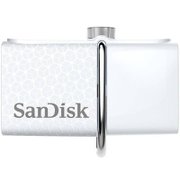 闪迪（SanDisk）高速 OTG 32GB USB3.0手机U盘双接口,读130MB/秒, 白色