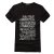 EAIBOSSCAN春装新休闲时尚短袖T恤T130032(黑色 XL)