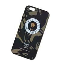 亿和源安逸猴iPhone6手机壳 苹果6plus全包边5.5保护套(军绿色--6/6s)