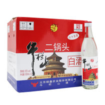 牛栏山北京二锅头白酒 65度清香型白酒(500ml*6瓶整箱装)