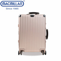 MACMILLAN迈克米兰MA-2018复古款铝镁合金拉杆箱(玫瑰金 26寸)