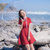 2018夏季新款韩版女装修身显瘦收腰短袖时尚气质A字裙连衣裙裙子(红色)(L)