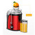 口吕品(COLVP)榨汁机 L811 L182 红色 多功能榨果汁原汁机 304不锈钢 大口径 400W 果汁机(中国红)