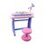 锦兴贝芬乐 20149（大号）儿童*多功能音乐玩具电子琴送电源 带凳子话筒(粉色)