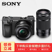 索尼（Sony）ILCE-6300Y 微单双头套机A6300Y（含索尼16-50镜头+索尼55-210镜头）(套餐六)