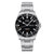 美度(MIDO)瑞士手表 领航者系列 长动能防水运动男士腕表 M026.430.11.041.0(黑盘钢带)