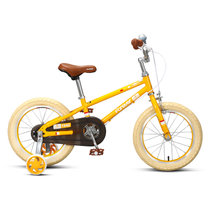 永 久 （FOREVER）儿童自行车男女款小孩单车脚踏车儿童自行车宝宝童车14寸/16寸复古款儿童车(黄色 14寸)